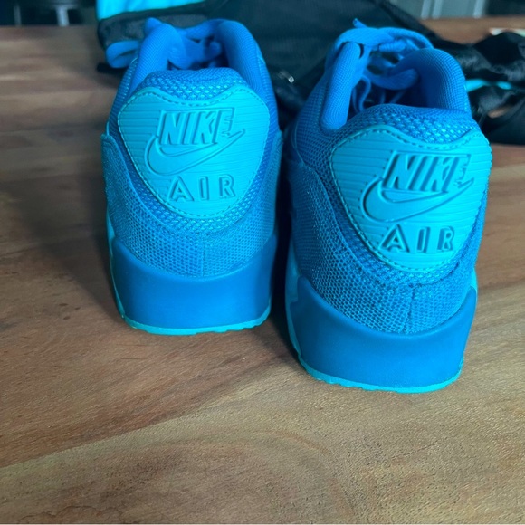 Nike Air Max 90 Premium Blue Women's Size 10 443817-401 - Picture 4 of 7